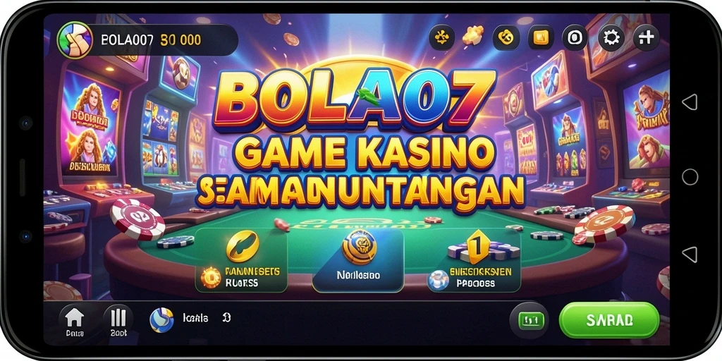 Tampilan permainan Kasino yang mengasyikkan di BOLA07.