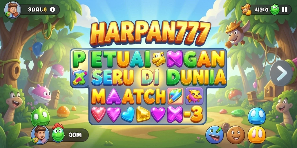 Screenshot dari gameplay seru HARAPAN777 dalam kategori Match-3.