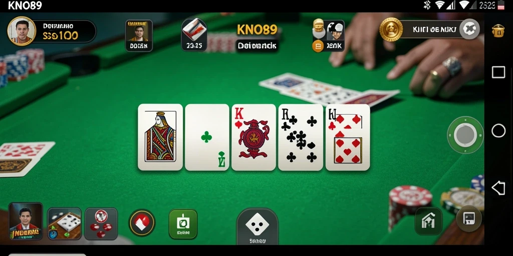 Screenshot gameplay KNO89 menampilkan aksi seru dalam permainan Domino.