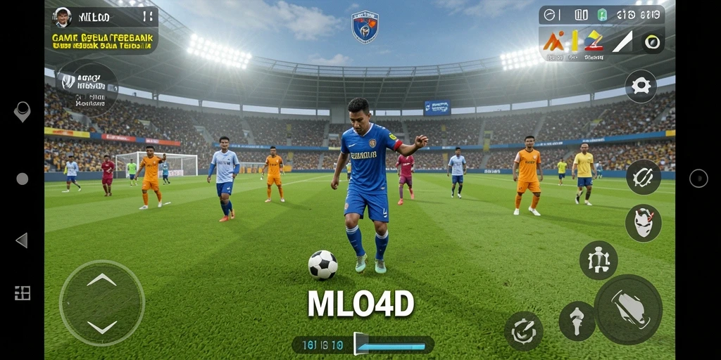 Tampilan gameplay <strong>MILO4D</strong> yang mendebarkan dalam aksi sepak bola.