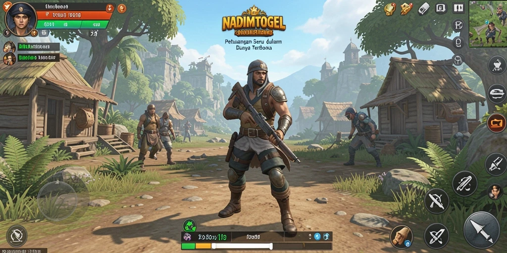 Tampilan gameplay yang menakjubkan dari NADIMTOGEL di dunia terbuka.