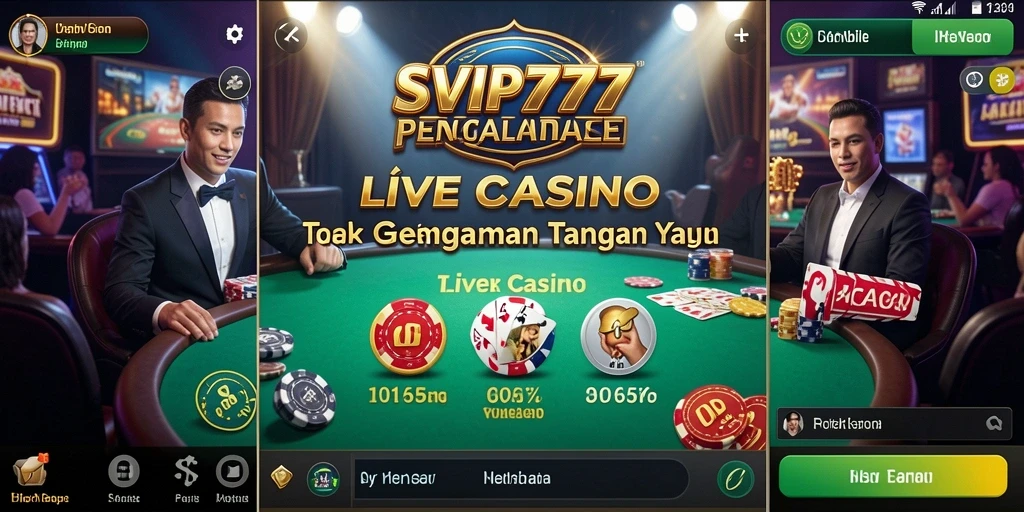 Screenshot dari gameplay SVIP777 Live Casino yang menggembirakan.