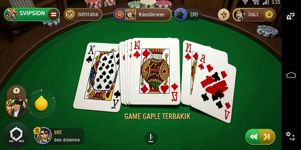 Tampilan screenshot gameplay Gaple di SVIPSIDN.