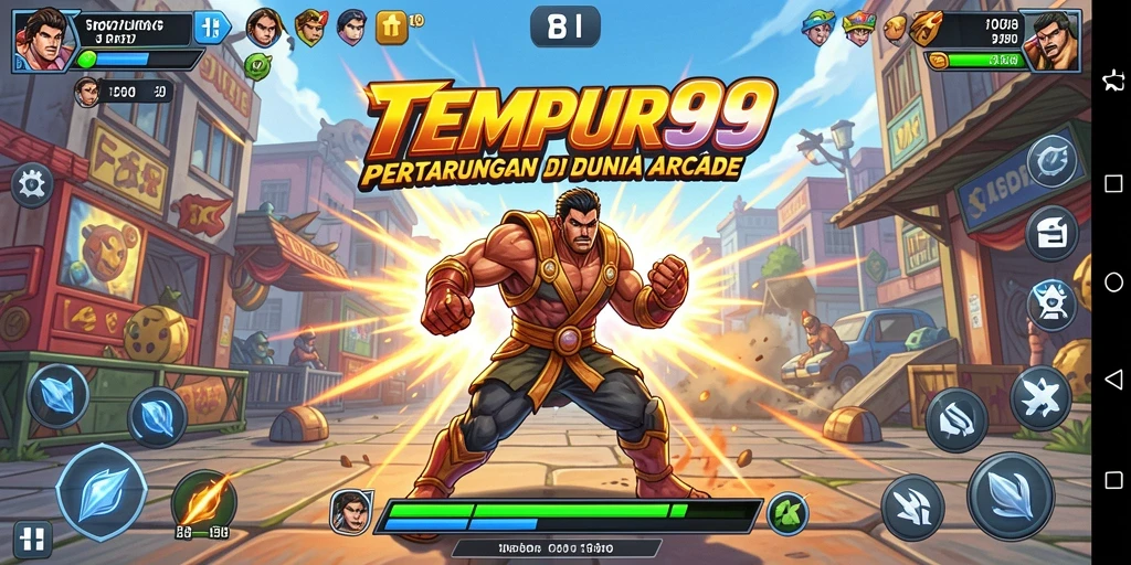 Tampilan gameplay seru TEMPUR99 yang menantang dan adiktif.