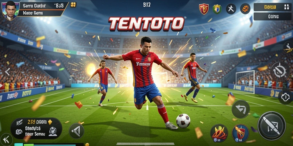 TENTOTO menampilkan gameplay intens dan seru dalam olahraga.