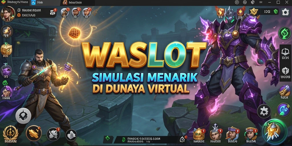 Gameplay menakjubkan dalam WASLOT yang membuat Anda terhubung dengan dunia virtual.
